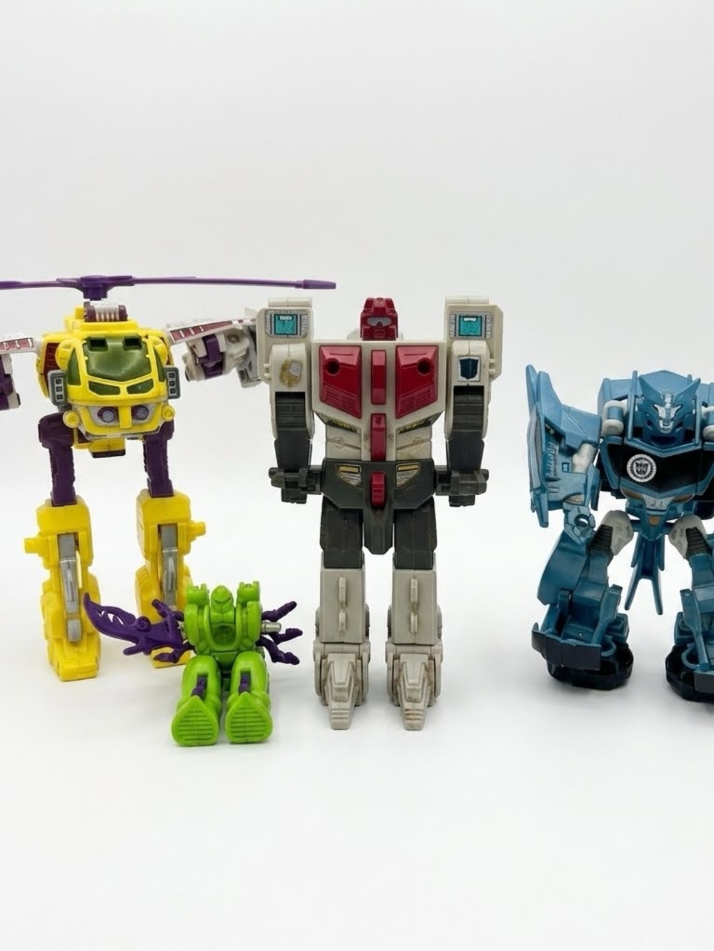 Transformers Action Figure Lot - G1 Broadside, Cybertron Evac, RID Steeljaw